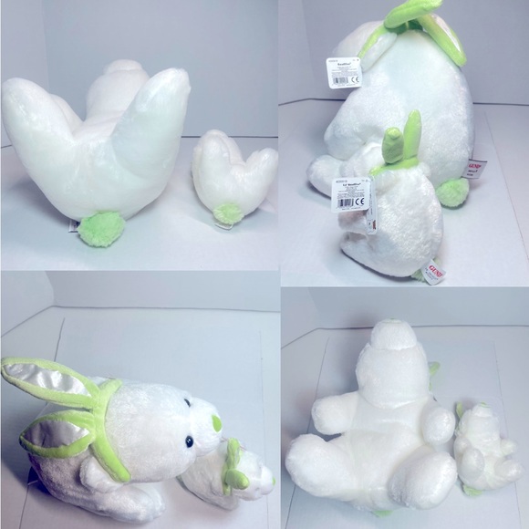 BNWT GUND SNUFFLES 4033518 w GREEN BUNNY EARS 10”and LIL SNUFFLES 4033519 - Picture 10 of 16